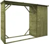 vidaXL Szopa narzędziowa z wiatą drewno sosnowe 253×80×170 Podgląd zdjęcia produktu 7