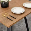 Table à manger carrée moderne pour 4 personnes – 80 x 80 cm Voir les images du produit 13