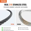 Zestaw lin stalowych VEVOR, Ф3,18 mm x 152,4 m, lina ze Podgląd zdjęcia produktu 2
