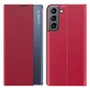 Samsung Galaxy S22 5G Hülle, Slim Flip Leder Smart View Produktbild-Vorschau 2