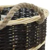 vidaXL Holzkorb mit Trageriemen 50 x 44 x 58 cm Natur Weide Produktbild-Vorschau 6