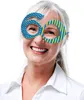 Lunettes de fête pour le 60e anniversaire rayées et à pois Voir les images du produit 4
