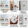 3 Stück Kühlschrankthermometer Set großes Display Ø 7cm + - Produktbild-Vorschau 6