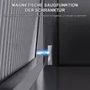 Close-up of a magnetic door catch with blue electrical sparks indicating magnetic force, against a dark background. Anteprima dell’immagine prodotto