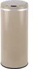 A tall, cylindrical kitchen trash can with a silver lid and a silver band around the top. Produktbild-Vorschau