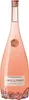 A bottle of rosé wine on a white background. Voir les images du produit