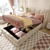 Polsterbett 90x200cm, Jugendbett, Einzelbett, Bett mit Produktbild-Vorschau 1