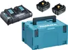 Makita Energy Kit 198077-8 2x BL1860B + DC18RD Produktbild-Vorschau 12