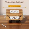Buchständer,Verstellbarer Buchhalter Produktbild-Vorschau 5