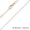 0-8mm-Rund-Ankerkette-aus-585-Gelbgold-42cm Produktbild-Vorschau