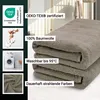 2er Set Saunahandtuch, Baumwolle, 70x200 cm, hellbraun Produktbild-Vorschau 2
