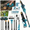 Accu-mini kettingzaag 2-in-1, 8 inch, met telescopische Productafbeelding-voorbeeld 1