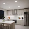 LED Einbaustrahler flach 18W Rund SuperSlim Schnitt Ø 205 Produktbild-Vorschau 2