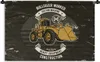 MuchoWow® Wandteppich Wandbehang Bulldozer - Vintage - Produktbild-Vorschau 1