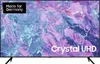 A Samsung Crystal UHD TV displaying a colorful abstract image, with a "Made for Germany" badge in the top left corner. Produktbild-Vorschau