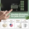 Balance de cuisine en verre Noir Clatronic  KW3820-Noir Voir les images du produit 3