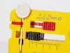A close-up view of a yellow precision stripping tool, showing measurement markings and adjustment mechanisms. Produktbild-Vorschau