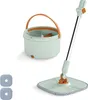 COSTWAY Mop+sistema di secchi 4L, mop per pavimenti piatti Anteprima dell’immagine prodotto 1