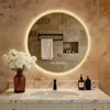 S'AFIELINA Specchio da bagno LED Rotondo 60cm, touch, Anteprima dell’immagine prodotto 1