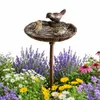 TOPANBIETER 999 Vogeltränke Rund Vogelbad Wasserschale Produktbild-Vorschau 1