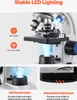 VEVOR microscopio trinoculare per adulti, set di Anteprima dell’immagine prodotto 6