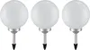 3er Set LED Solar Kugel Stecklampen, Durchmesser 20 Produktbild-Vorschau 1
