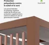 Blumfeldt Tonnelle 3x3m, Tonnelle de Jardin Extérieur avec Voir les images du produit 4