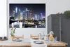 MuchoWow® Poster Dubai Marina in Nacht gehüllt 180x120 cm - Produktbild-Vorschau 3