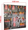 botle® Nástěnná deska na nářadí z kovu 120 x 120 cm, Náhled obrázku produktu 2