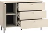 Kommode Sophie mit 3 Schubladen, 120x84,8x40 cm (BxHxT) Produktbild-Vorschau 2
