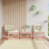 vidaXL Gartensofas mit Kissen 2 Stk. Massivholz Douglasie Produktbild-Vorschau 2