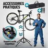 MONZANA® Pied d’atelier vélo pliable 30/50kg réglable Voir les images du produit 3