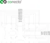 conecto® – univerzální adaptér VESA pro nástěnné držáky na Náhled obrázku produktu 5