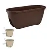 Balconia OVI Balkonkasten Blumentopf braun Länge: 60 cm Produktbild-Vorschau 4