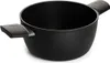 A black pot with two handles is shown against a white background. Produktbild-Vorschau