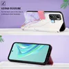 Infinix Hot 20 Play Hülle, Marmor Motiv Kunstleder Tasche Produktbild-Vorschau 3