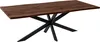 Esstisch 220x100 cm Baumkante Holz Nussbaum-Optik Produktbild-Vorschau 2
