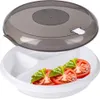Boîte à lunch allant au micro-ondes avec sections et évent Voir les images du produit 1
