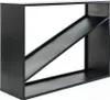 Ocelový stojan na palivové dřevo Hugo černý 115x35x80 cm Náhled obrázku produktu 7