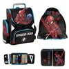 Schulranzen Set 3-teilig Tornister Jungen Spiderman Schwarz Produktbild-Vorschau 1