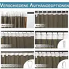 2er-Pack Gardinen,Voile-Vorhänge,Jacquard mit Produktbild-Vorschau 5