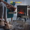Elektrický krb HOMCOM, tichý stojací krb s efektom plameňa, Náhľad obrázku produktu 7