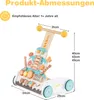 GOPLUS Lauflernwagen Holz, höhenverstellbar Baby Produktbild-Vorschau 6