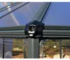Palram - Canopia Aluminium Gewächshaus Oasis Grau Ø 363 cm Produktbild-Vorschau 5
