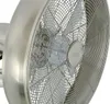 Close-up of a silver fan on a white background. Podgląd zdjęcia produktu