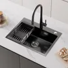 CECIPA MAX Spülen mit Ablaufplatte 60cm × 45cm Spülbecken Produktbild-Vorschau 1