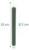 Bougies cylindriques LED Relaxdays, lot de 2, H x P : 25 x Voir les images du produit 4