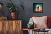 MuchoWow® Gerahmtes Poster Elefant - Tiere - Malen - Blumen Produktbild-Vorschau 2