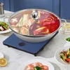 Shabu-Shabu Hotpot - Topf 34 cm - Edelstahl - Trennwand für Produktbild-Vorschau 5