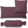 Estella Nackenrollenbezug aubergine 40x15 cm Ø Produktbild-Vorschau 1